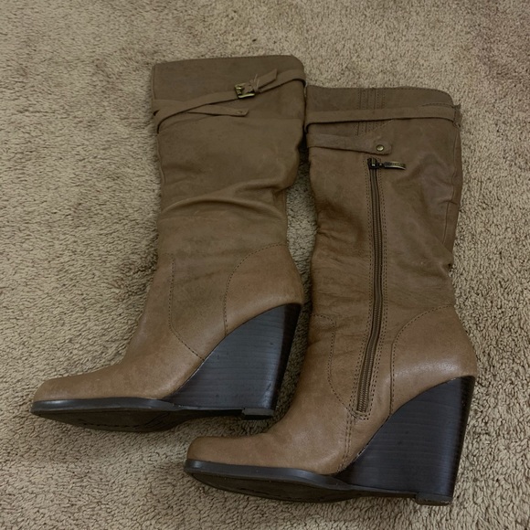 Guess brown leather boots - Picture 2 of 4